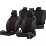 Otom Fiat Palio 1998-2012 Özel Üretim Amsterdam Design Tay Tüyü Siyah - Kırmızı Oto Koltuk Kılıfı