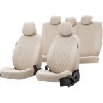 Otom Hyundai Getz 2002-2011 Özel Üretim Tokyo Design Deri Bej Oto Koltuk Kılıfı