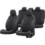 Otom Hyundai I20 2009-2014 Özel Üretim Tokyo Design Tay Tüyü Siyah - Beyaz Oto Koltuk Kılıfı