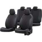 Otom Hyundai IX35 2010-2015 Özel Üretim Tokyo Design Tay Tüyü Siyah - Beyaz Oto Koltuk Kılıfı