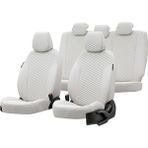 Otom Mitsubishi L-200 1996-2005 Özel Üretim Tokyo Design Deri Fildişi Oto Koltuk Kılıfı