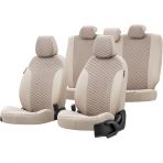 Otom Opel Corsa C 2001-2006 Özel Üretim Tokyo Design Tay Tüyü Bej Oto Koltuk Kılıfı