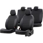 Otom Renault Clio 2 Symbol 1998-2005 Özel Üretim Koltuk Kılıfı Paris Design Füme - Siyah