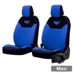 Otom Rsx Sport Koruyucu Oto Koltuk Minderi 2Li Set Mavi