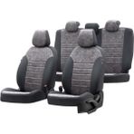 Otom Seat Ibiza 2009-2017 Özel Üretim Milano Design Füme - Siyah Oto Koltuk Kılıfı
