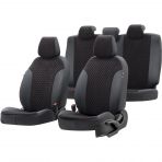 Otom Suzuki Alto 2008-2014 Özel Üretim Amsterdam Design Tay Tüyü Siyah Oto Koltuk Kılıfı