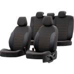 Otom Suzuki Alto 2008-2014 Özel Üretim Paris Design Bej - Siyah Oto Koltuk Kılıfı