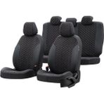 Otom Toyota Avensis 1997-2003 Özel Üretim Tokyo Design Tay Tüyü Siyah - Beyaz Oto Koltuk Kılıfı