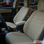 Otom Toyota Corolla 2013 Sonrası Bej Oto Koltuk Kılıfı