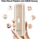 Otomatik Atımlı Acısız Lazer Epilasyon Aleti Siyah Ten Kullanımına Uygun Lazer Epilatör