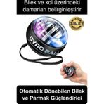 Otomatik Dönen Bilek Güçlendirici Kol Parmak Kas Geliştirici Kuvvet Egzersiz Topu Kavrama Jiroskop