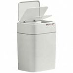Otomatik Hareket Sensörlü Çöp Kovası, Banyo Çöp Kovası, Çocuk Odası Çöp Sepeti, Çöp Kutusu, (2 adet 1.5 V AA pil, piller pakete dahil değildir) 12 Litre - 23.5x17.5x31.8 cm