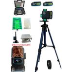 Otomatik Hizalama 16 Köşe Yeşil Lazer Çizgi, Dokunmatik Terazi ve Çantalı Tripod - Seçenek 1