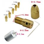 Otomatik Mandrel Motor Mandren Chuck Üniversal Mil Penset Okul