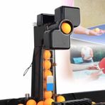 Otomatik Ping Pong Eğitim Robotu, Masa Tenisi Makinesi, Yakalama Eğitimi İçin 9 Top Dönme Ayarları, Masa Tenisi Yeni Başlayanlar İçin Top Fırlatıcı, Toplama Ağı ile