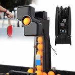 Otomatik Ping Pong Eğitim Robotu, Yakalama Ağı ile Masa Tenisi Makinesi, Yakalama Eğitimi İçin, 30-90 Top/Dak Çıkış Frekansı, 4-40 M/S Top Hızı