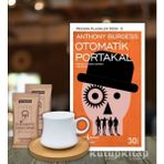 Otomatik Portakal Kutupkitap Bambu Fincan Türk Kahvesi Kişiye Özel Not Otomatik Portakal Kitap Hediye Seti