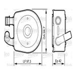 OTOMATIK SANZIMAN YAG SOGUTUCUSU C5 EW7J4 1.8 I 16V C3 C3 II TU3JP 1.4 8V AL4 SANZIMAN VALEO 818888