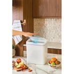 Otomatik Sensörlü Banyo Çöp Kovası, 11 Litre, Beyaz