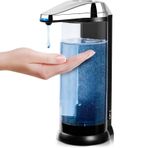 Otomatik Sensörlü Sıvı Sabunluk - 500Ml Geniş Sabun Haznesi, Duvara Monte Edilebilir, Ayarlanabilir Sabun Fışkırtma Ayarı, Temassız Kullanım, Banyo Mutfak Elektrikli Sıvı Sabunluk