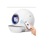 Otomatik Smart Pro Akıllı Kedi Tuvaleti,Els Pet Uv Ile Bakteri Temizleme,Koku Geçirmez,App Kontrol