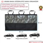 OTOMOBİL BAGAJ DÜZENLEYİCİ ÇANTA, ARAÇ İÇİ ASKILI ORGANİZER, OTO AKSESUAR, KAMUFLAJ