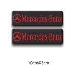 Otomobil Mercedes 3D Damla 2'li Logo 1