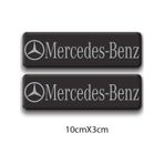 Otomobil Mercedes 3D Damla 2'li Logo 4