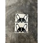 Otomor Aksesuar Bagajdan Bakan Köpek Etiket Sticker Araba 14X10CM - Renkli