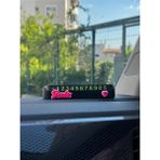 Otomor Aksesuar Oto Araba Torpido Üstü Barbie Özel Tasarım Park Numaratör Aç Kapa Sistemi