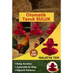 Otomotik Tavuk Suluğu - Nipel Suluk- 20 Adet