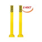 Otopark Direk Kilitli Bariyer Demiri Katlanır Araç Kilitli Yatar Park Bariyeri 75 Cm (2 Adet)