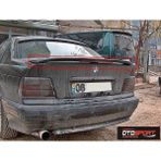 OtoSport Bmw E36 Ayaklı Işıklı Spoyler Fiberglass Boyasız