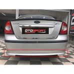 OtoSport Ford Focus 2 Sedan Arka Tampon Eki Fiberglass Boyasız