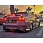 OtoSport Honda Civic Vtec2 Işıklı Spoyler Fiberglass Boyasız