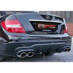 OtoSport Mercedes W204 C63 Difüzör Fiberglass Boyasız