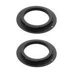 OTOTEC 2 adet Kamera Lens Adaptörü Yüzük 42mm KIMLIK 65mm OD Alüminyum Alaşım Kamera Lens Montaj Halkası Canon EOS Kamera ile Uyumlu 300D 350D 400D 450D
