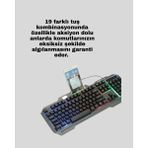 OtoTech Gaming Klavye Mouse – Çatışmasız Tuş, Hızlı Tepki Süresi - Çok Renkli
