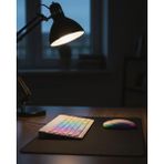 OtoTech Kablosuz Aydınlatmalı Klavye Mouse Seti Türkçe Q Tuş Dizilimi - Çok Renkli