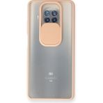 OtoTech Mey Ithalat® Mi 10T Lite Kılıf Palm Buzlu Kamera Sürgülü Silikon - Pembe - Çok Renkli