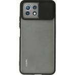 OtoTech Mey Ithalat® Mi 11 Lite Kılıf Palm Buzlu Kamera Sürgülü Silikon - Siyah - Çok Renkli