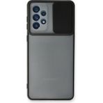 OtoTech Mey Ithalat® Samsung Galaxy A73 5g Kılıf Palm Buzlu Kamera Sürgülü Silikon - Siyah - Çok Renkli