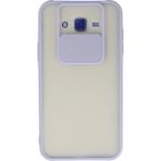 OtoTech Mey Ithalat® Samsung Galaxy J7 Kılıf Palm Buzlu Kamera Sürgülü Silikon - Lila - Çok Renkli