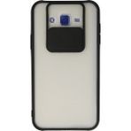 OtoTech Mey Ithalat® Samsung Galaxy J7 Kılıf Palm Buzlu Kamera Sürgülü Silikon - Siyah - Çok Renkli