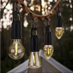 OtoTech Taşınabilir Şarjlı LED Ampül Outdoor Kamp Bahçe Lambası - Çok Renkli