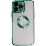 Ototechparca iPhone 14 Pro Kılıf Slot Silikon - Köknar Yeşili - Çok Renkli