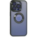 Ototechparca iPhone 15 Pro Kılıf Slot Silikon - Köknar Yeşili - Çok Renkli