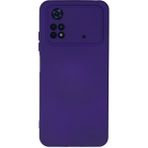 Ototechparca Poco M4 Pro 4g Kılıf Nano Içi Kadife Silikon - Mor - Çok Renkli