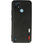 Ototechparca Realme C21 Kılıf Loop Deri Silikon - Siyah - Çok Renkli
