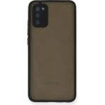 Ototechparca Samsung Galaxy A02S Kılıf Montreal Silikon Kapak - Siyah - Çok Renkli